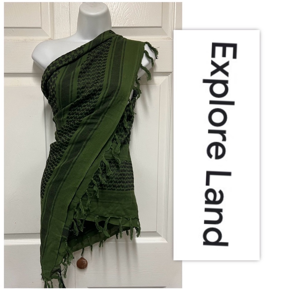Explore Land Green Military Style Shemagh Tactical Scarf